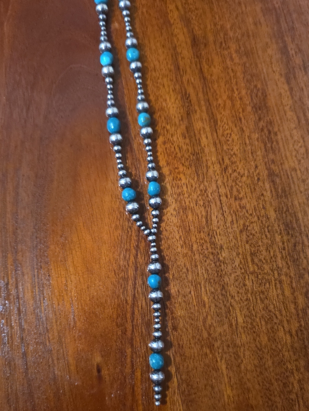 Turquoise Beaded Y Necklace - Women Jewelry
